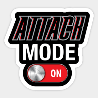 ATTACK MODE TEE Sticker